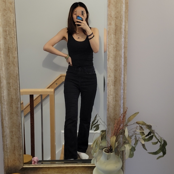 Black heat tech wind river straight leg jeans - Picture 2 of 8